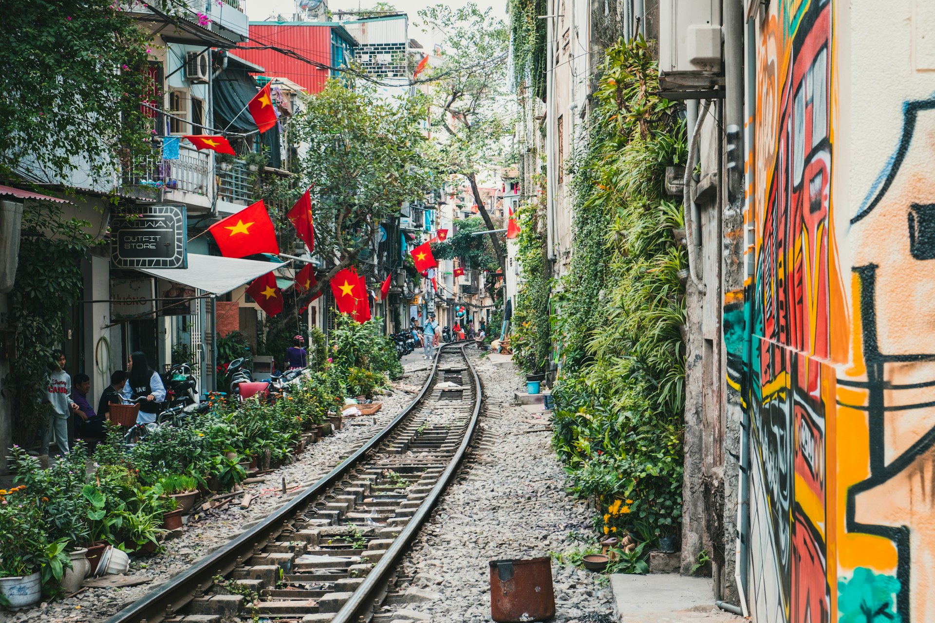 Hanoi cityscape in Vietnam